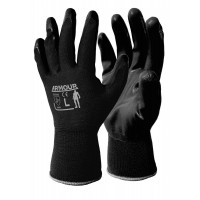 BLACK NITRILE GLOVES